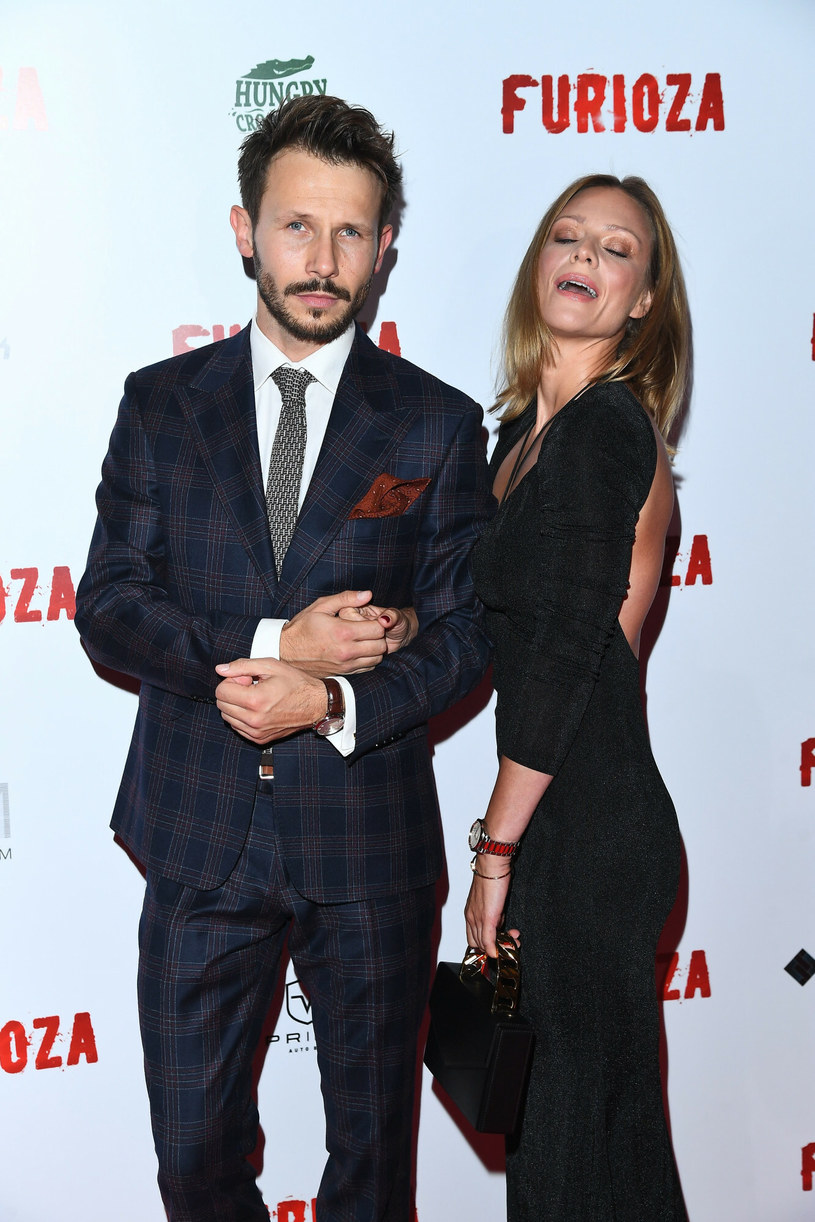 Uroczysta premiera filmu Furioza: Mateusz Banasiuk i Magdalena Boczarska /VIPHOTO /East News