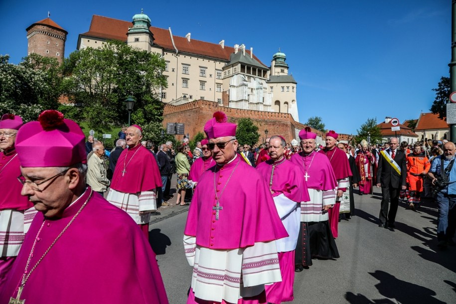 Uroczysta procesja ku czci św. Stanisława z katedry na Wawelu do klasztoru na Skałce /Fot. Jan Graczyński /East News