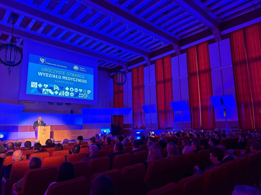 Uroczyste otwarcie wydziału medycznego /Politechnika Wrocławska /Materiały prasowe