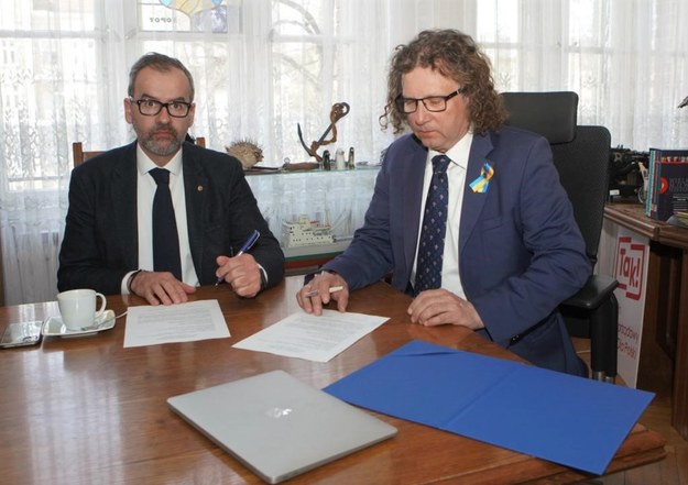 Uroczyste podpisanie porozumienia między Uniwersytetem Gdańskim a Gminą Miasta Sopotu /RMF FM