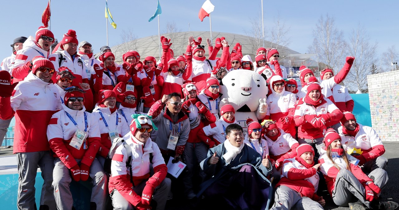 Uroczyste powitanie polskiej ekipy w wiosce olimpijskiej
