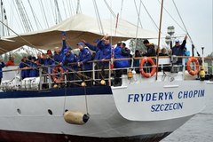 Uroczyste pożegnanie "Fryderyka Chopina" w Szczecinie