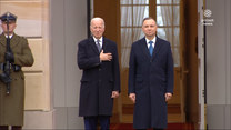 Uroczyste przywitanie Joe Bidena w Pałacu Prezydenckim