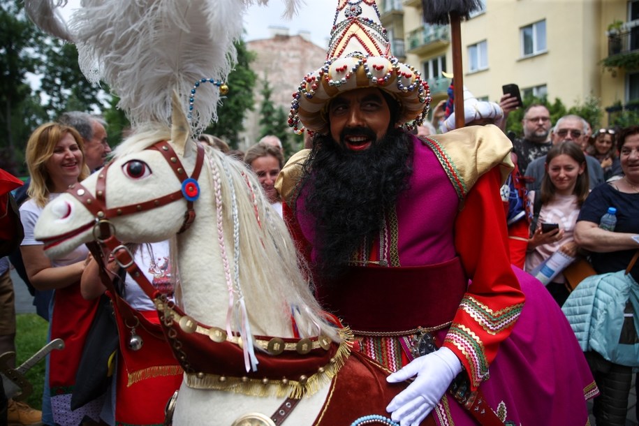 Uroczyste rozpoczęcie pochodu Lajkonika //Łukasz Gągulski /PAP