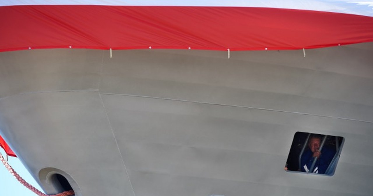 Uroczyste wodowanie "Ślązaka" w Gdyni