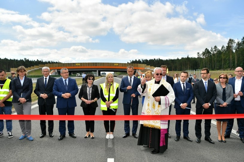 Uroczystość otwarcia 24 km drogi S3 / 	Maciej Kulczyński    /PAP