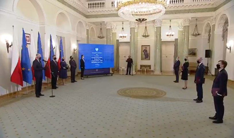 Uroczystość w Pałacu Prezydenckim /Twitter