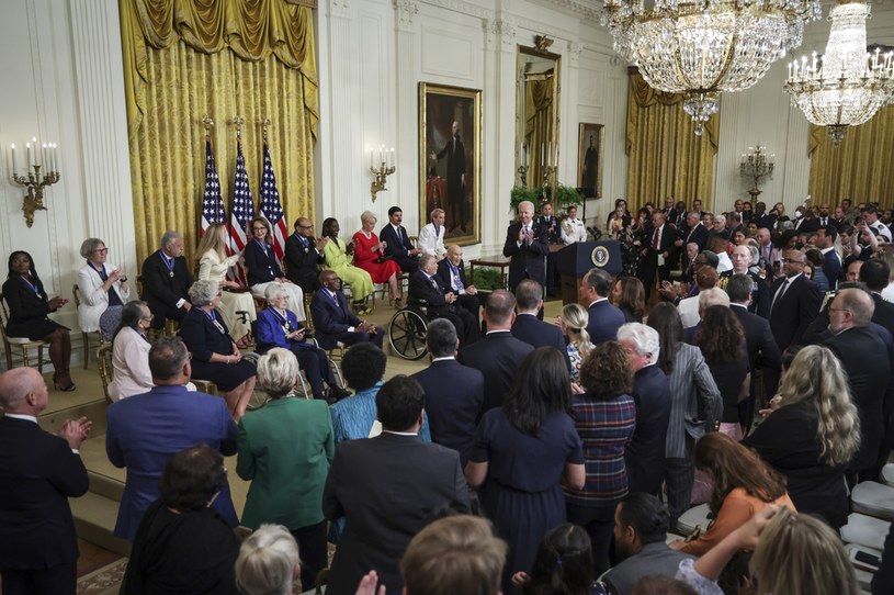 Uroczystość wręczenia Medalów Wolności / Alex Wong/Getty Images /Getty Images
