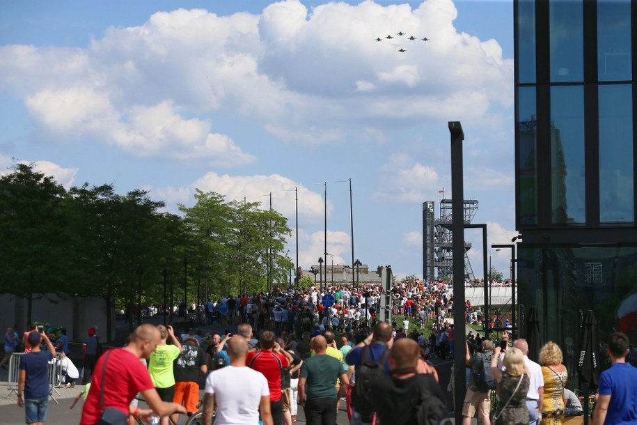 Uroczystości centralne Święta Wojska Polskiego w Katowicach / 	Andrzej Grygiel    /PAP