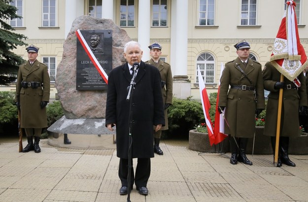 Uroczystości katastrofy smoleńskiej w Warszawie /Paweł Supernak /PAP