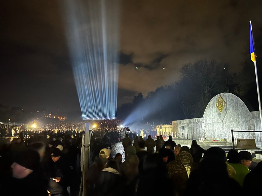 Uroczystości na Cmentarzu Łyczakowskim /Mateusz Chłystun /RMF FM