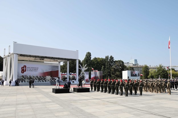 Uroczystości na Placu Piłsudskiego w Warszawie /Leszek Szymański /PAP