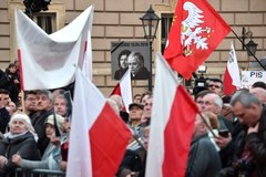 Uroczystości pod Krzyżem Pamięci Narodowej w Krakowie