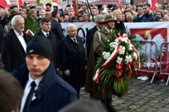 Uroczystości pod Krzyżem Pamięci Narodowej w Krakowie