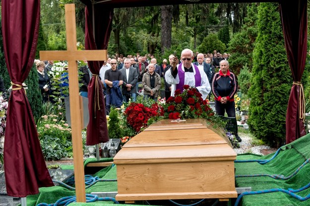 Uroczystości pogrzebowe Adama Wójcika /Maciej Kulczyński /PAP