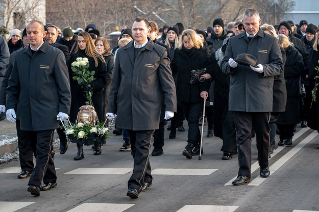 Uroczystości pogrzebowe aktora Jana Nowickiego w Kowalu /Tytus Żmijewski /PAP