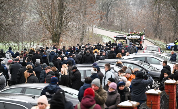 Uroczystości pogrzebowe drugiej z ofiar eksplozji w Przewodowie