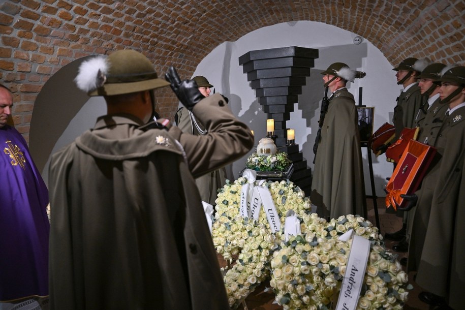 Uroczystości pogrzebowe Elżbiety Pendereckiej w Panteonie Narodowym. /PAP/Art Service /PAP