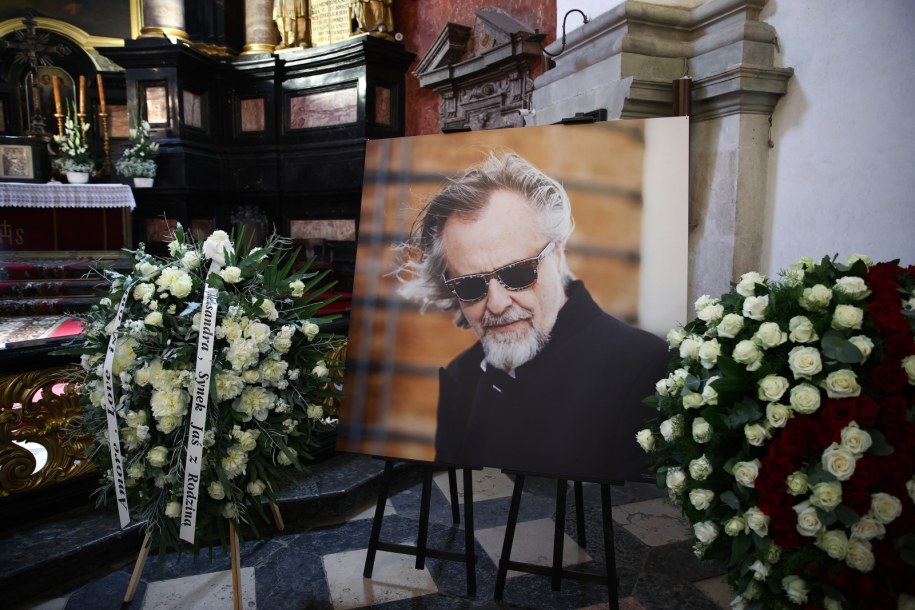 Uroczystości pogrzebowe kompozytora Jana A.P. Kaczmarka w kościele świętych Piotra i Pawła w Krakowie /	Łukasz Gągulski /PAP