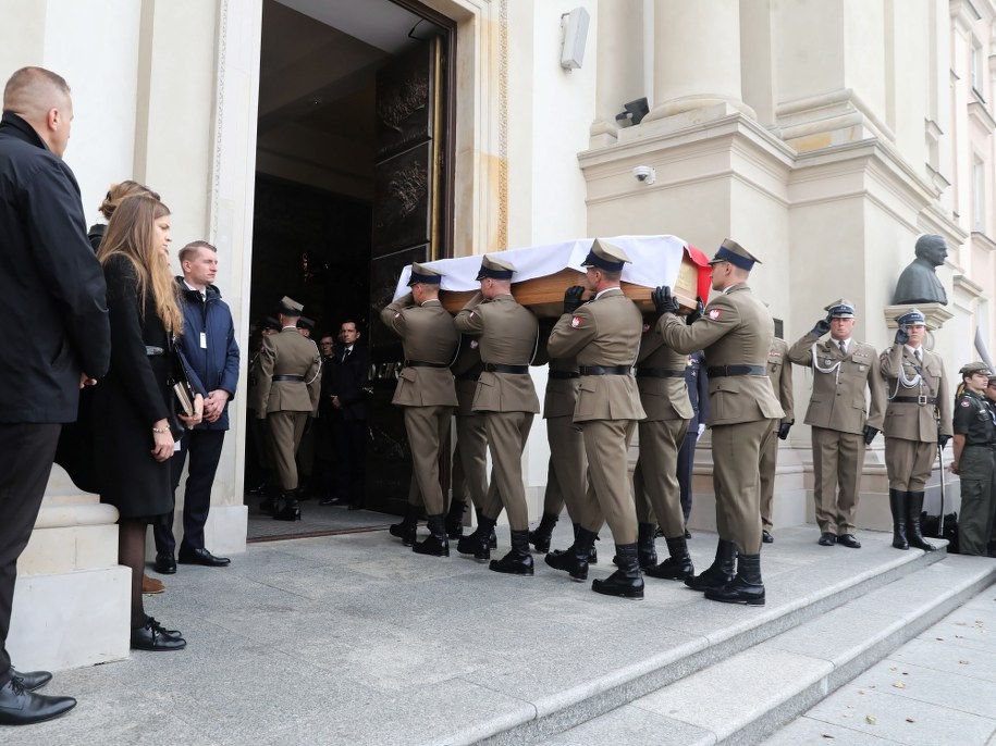 Uroczystości pogrzebowe Kornela Morawieckiego / 	Tomasz Gzell    /PAP