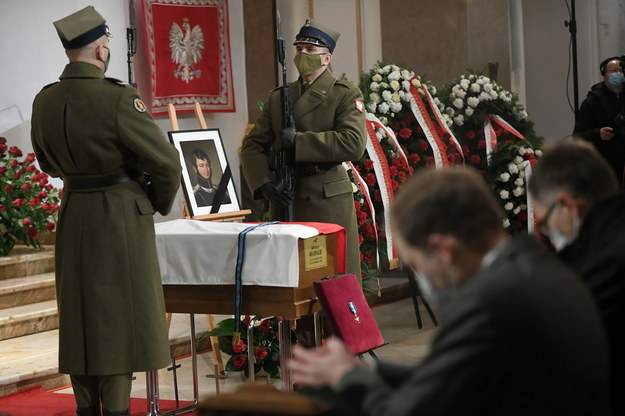 Uroczystości pogrzebowe Maurycego Mochnackiego / 	Marcin Obara  /PAP