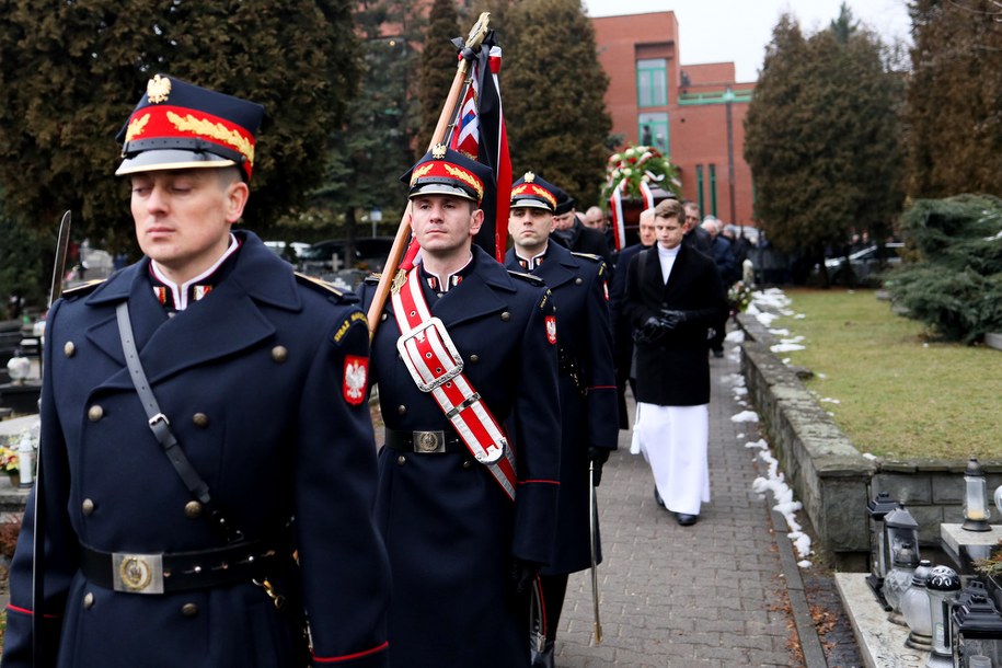 Uroczystości pogrzebowe senatora Marka Plury /Zbigniew Meissner /PAP