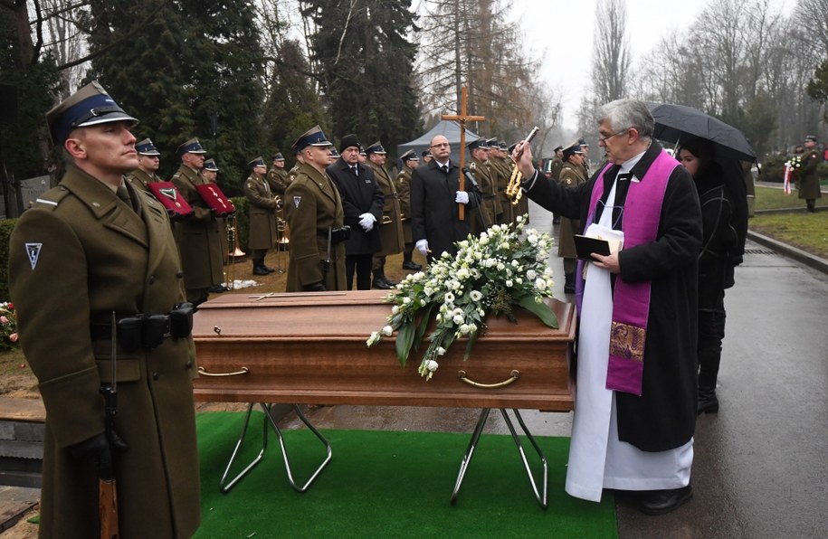 Uroczystości pogrzebowe Tadeusza Chmielewskiego /PAP/Bartłomiej Zborowski /PAP