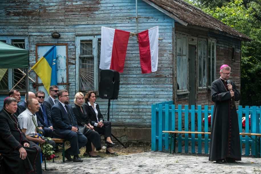 Uroczystości upamiętniające ofiary tragedii wołyńskiej /Vladyslav Musiienko /PAP