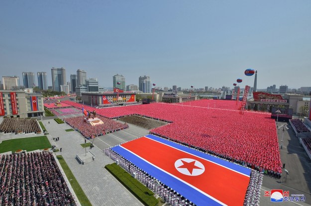 Uroczystości w Korei Północnej /KCNA /PAP/EPA