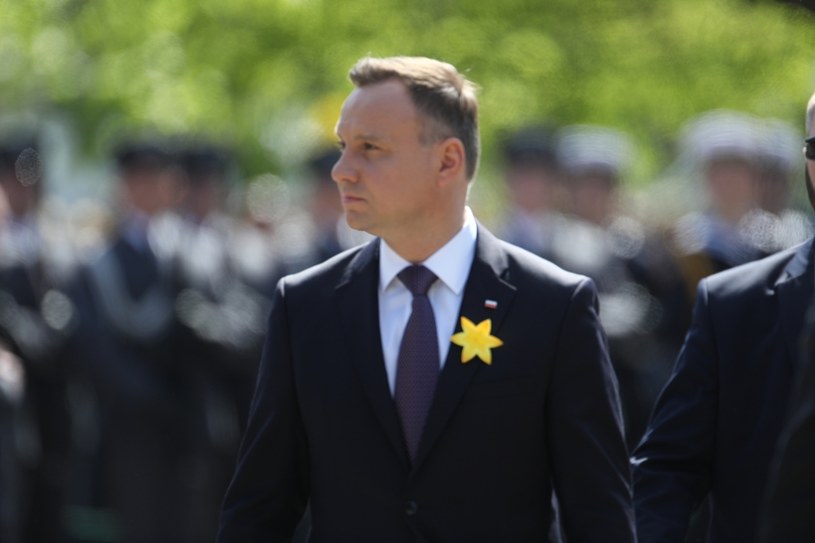 Uroczystości z okazji 75. rocznicy wybuchu Powstania w Getcie Warszawskim /STANISLAW KOWALCZUK /East News
