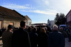 Uroczysty pochówek polskich żołnierzy w Mościskach