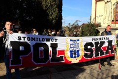 Uroczysty pochówek polskich żołnierzy w Mościskach