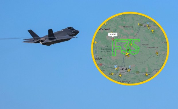Uroczysty przelot F-35 nad Polską. Niespodzianka na niebie w okolicach Krakowa