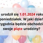 Urodzinowa zagadka matematyczna. Rozwiążesz bez kalendarza?