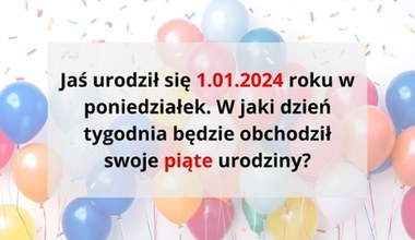 Urodzinowa zagadka matematyczna. Rozwiążesz bez kalendarza?