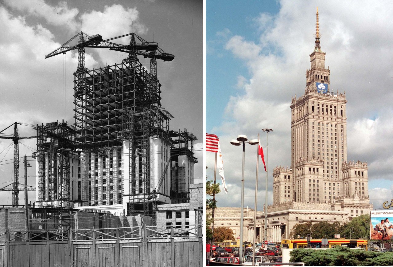 Urodziny Pałacu Kultury i Nauki. Zobaczcie archiwalne zdjęcia z budowy