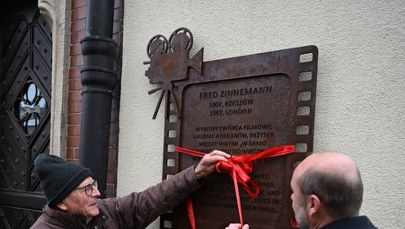 Urodzony w Rzeszowie, twórca oskarowych filmów odsłonił swoją tablicę w Rynku