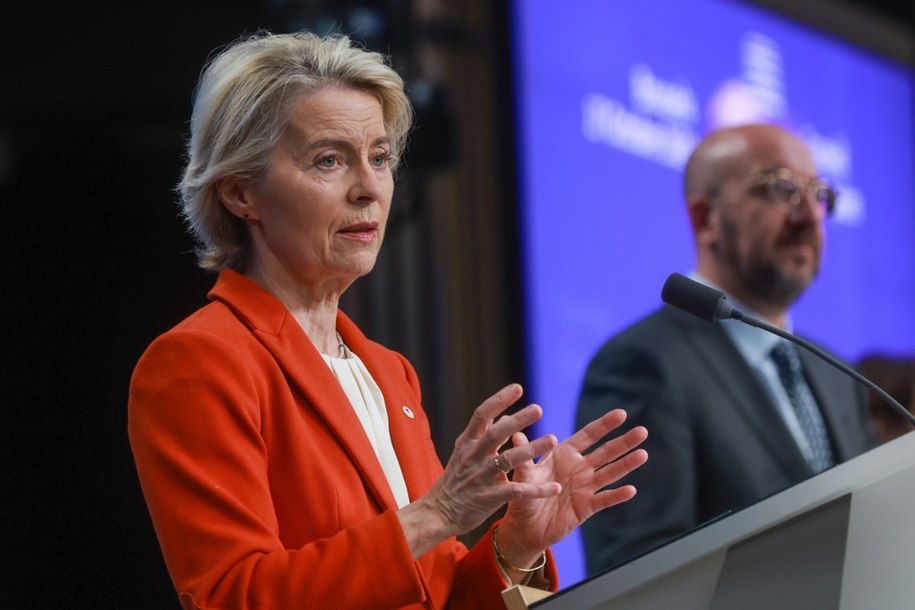 Ursula von der Leyen i Charles Michel /OLIVIER HOSLET /PAP/EPA