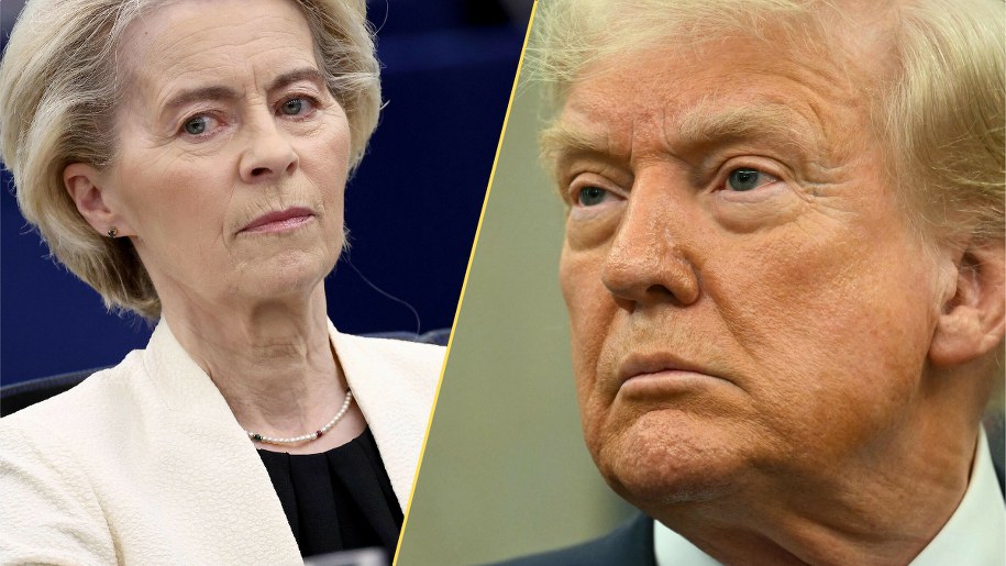 Ursula von der Leyen i Donald Trump /FREDERICK FLORIN/JIM WATSON/AFP/East News /East News