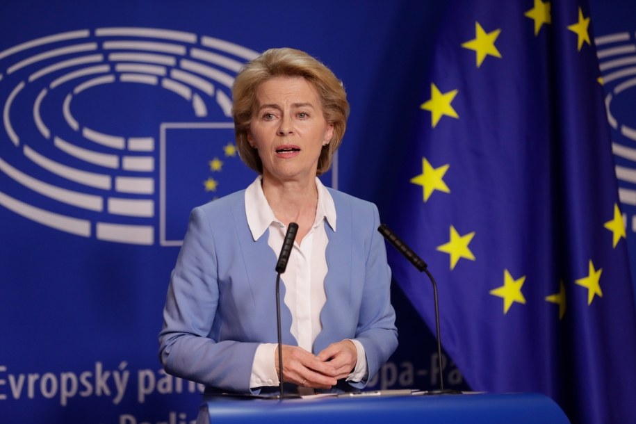 Ursula von der Leyen nie może liczyć na poparcie Zielonych /OLIVIER HOSLET /PAP/EPA