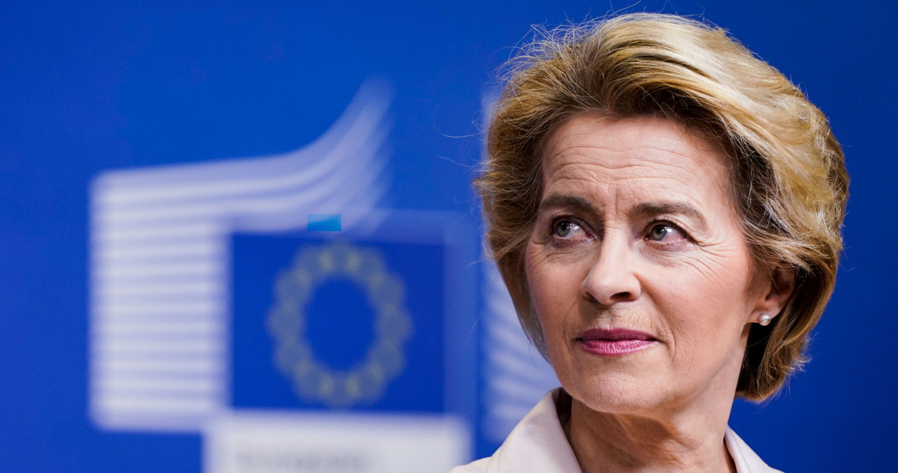 Ursula von der Leyen, przewodnicząca KE /KENZO TRIBOUILLARD/AFP /East News