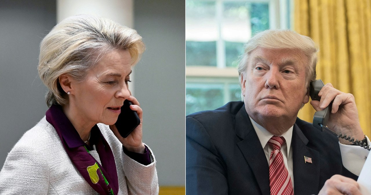 Ursula von der Leyen spotka się w niedzielę z Donaldem Trumpem / JOHN THYS, NICHOLAS KAMM / AFP /AFP