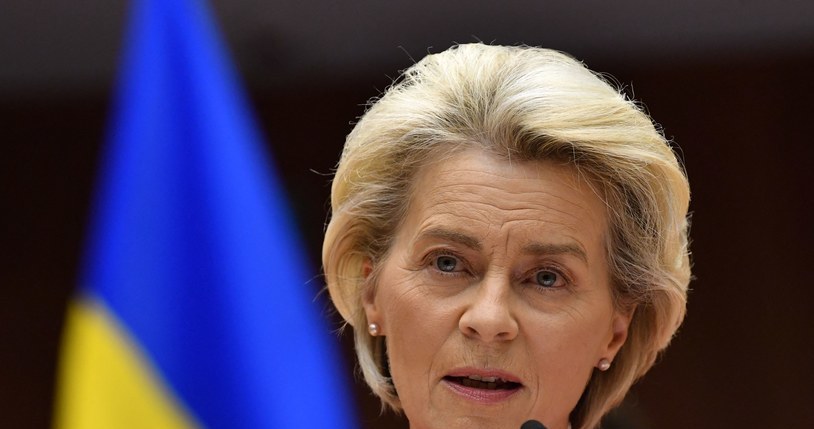 Ursula von der Leyen, szefowa KE  zapowiada szósty pakiet sankcji na Rosję /AFP