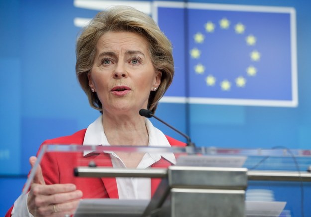 Ursula von der Leyen - szefowa Komisji Europejskiej /STEPHANIE LECOCQ  /PAP/EPA