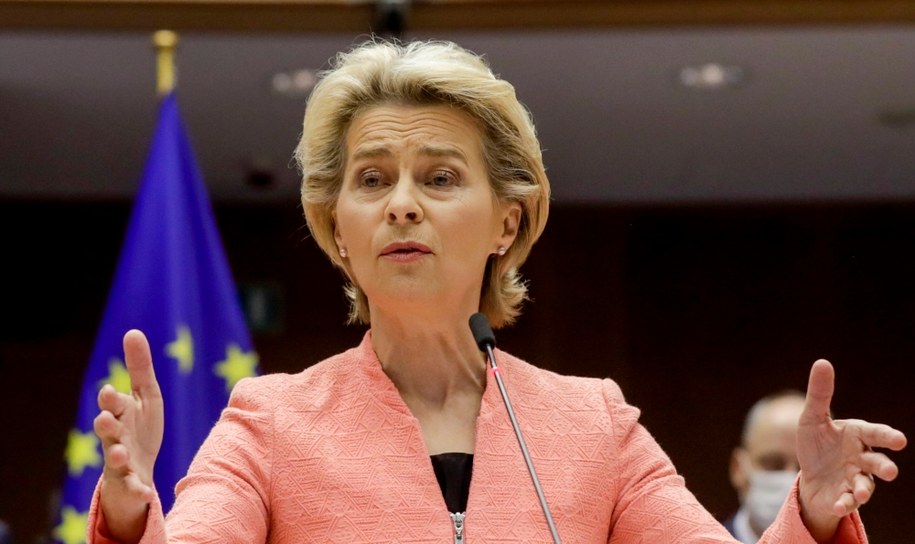 Ursula Von Der Leyen, szefowa Komisji Europejskiej /OLIVIER HOSLET /PAP/EPA