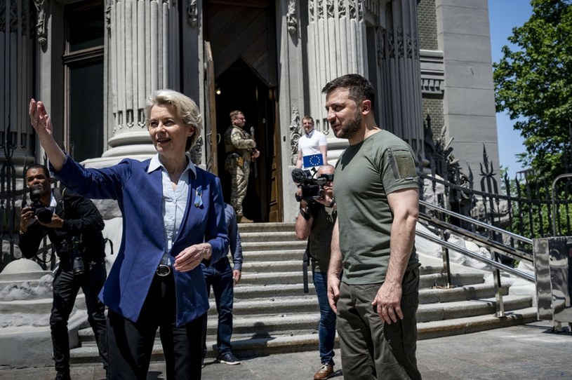 Ursula von der Leyen w Kijowie /Abaca/ABACA    /East News