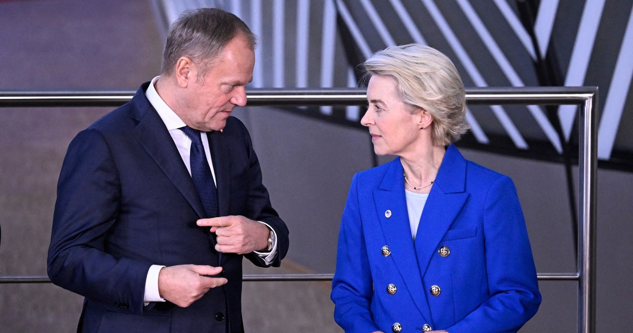 Ursula von der Leyen zapowiedział 5-punktowy plan dozbrojenia Europy, w ramach którego poluzowane będą unijne kryteria fiskalne. Zabiegała o to Polska /JOHN THYS /AFP