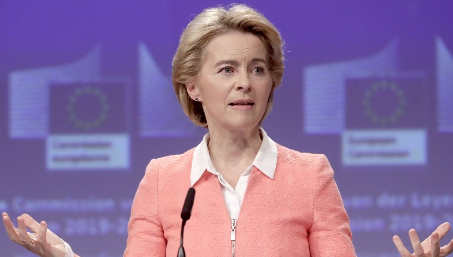 Ursula von der Leyen /OLIVIER HOSLET /PAP/EPA