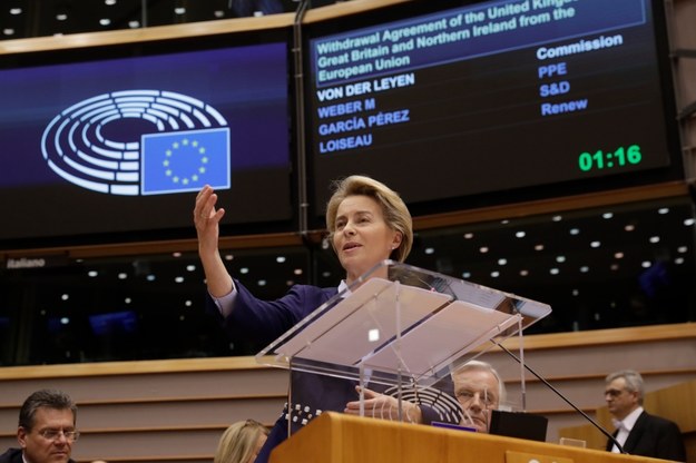 Ursula von der Leyen /OLIVIER HOSLET /PAP/EPA