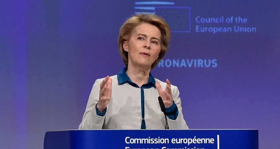 Ursula von der Leyen /JOHN THYS / POOL /PAP/EPA